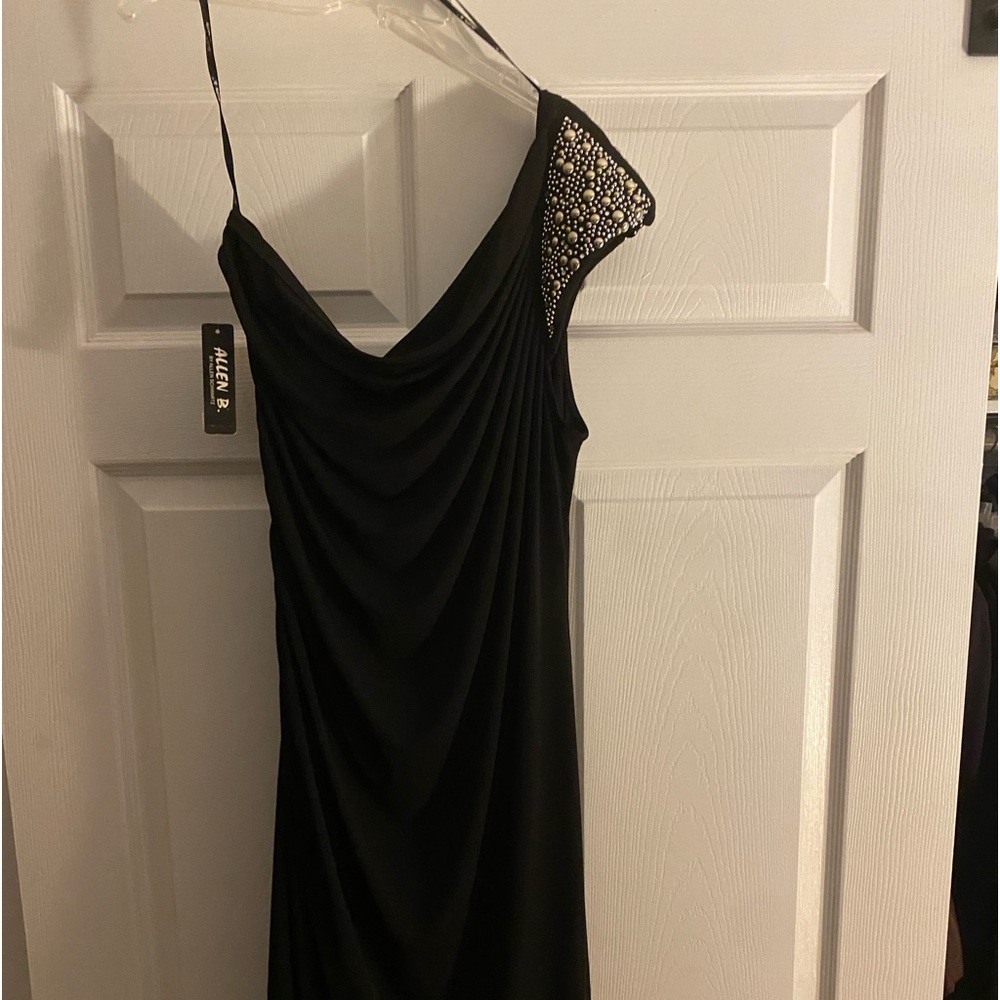 One shoulder cocktail dress